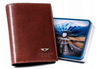 Leather wallet RFID PETERSON PTN 22308-VT