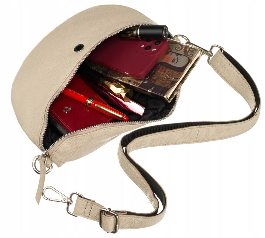 Leather bumbag PETERSON PTN 28301-SD