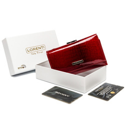 Leather women wallet LORENTI 55020-RS