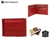 Leather wallet RFID PETERSON PTN RD-250-GCL