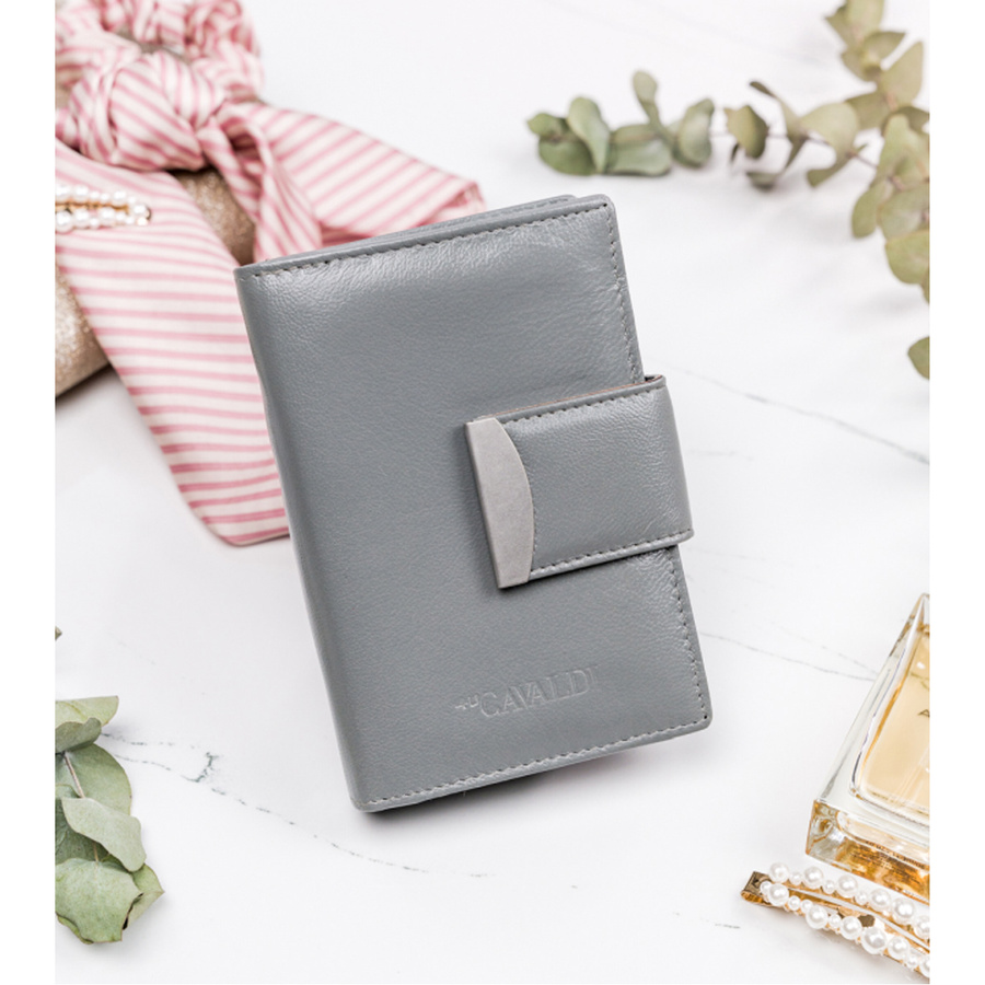 Leather wallet RFID 4U CAVALDI RD-04-GCL