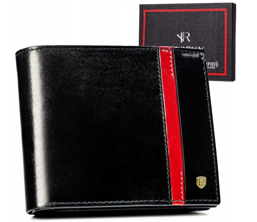 Leather wallet RFID ROVICKY 22319-RVTP