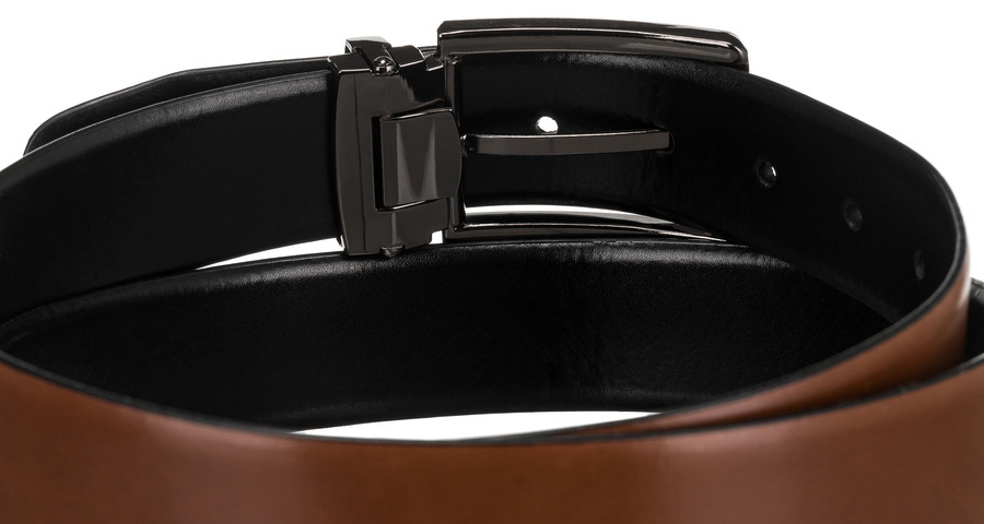 Leather belt PETERSON PTN BAT-CA6