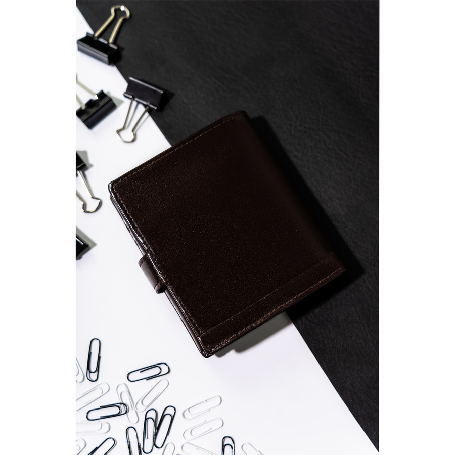 Leather wallet RFID ROVICKY PC-102L-BAR