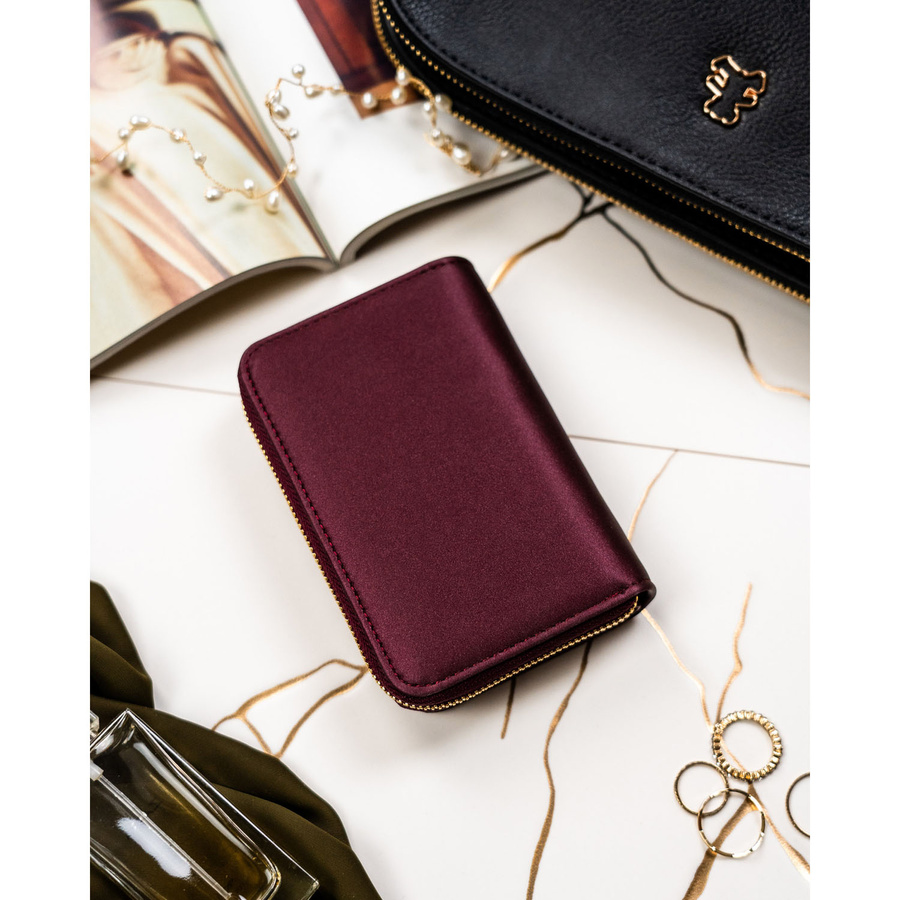 Leather and leatherette wallet RFID PETERSON PTN PS115-HNL