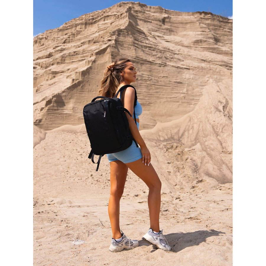 Nylon laptop bagpack PETERSON PTN 24403