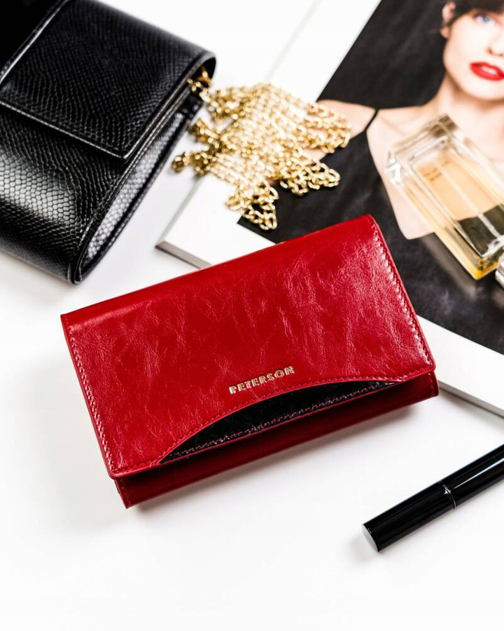 Leather women wallet PETERSON PTN PL-466