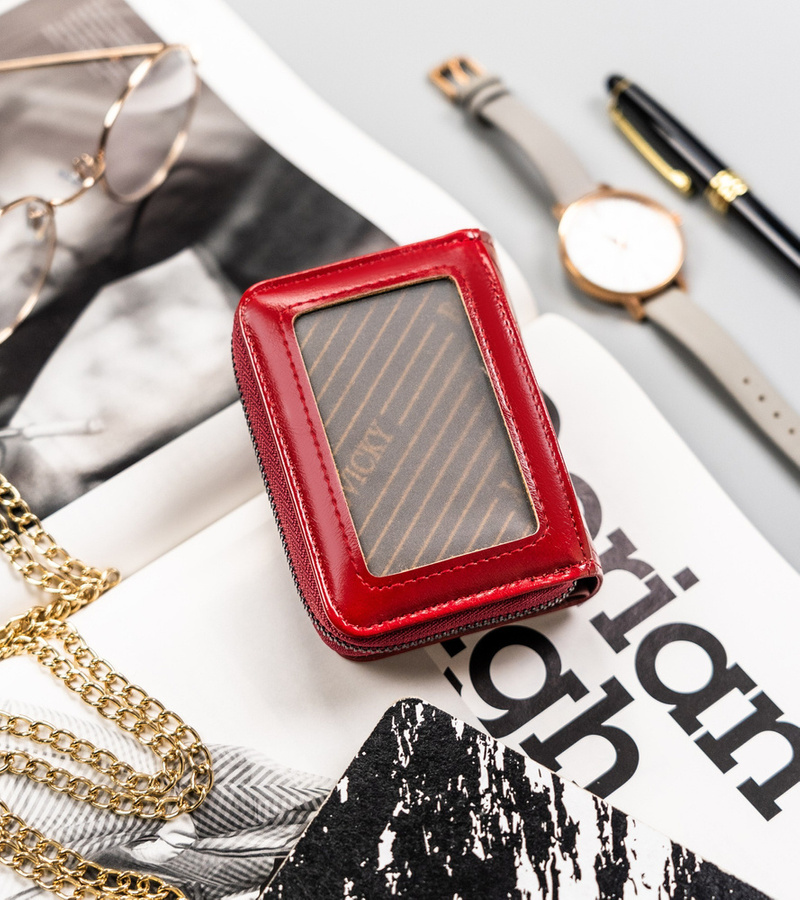 Leather & leatherette wallet ROVICKY RPX-33-PMT