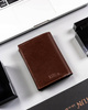 Leather wallet RFID PETERSON PTN 22308-VT