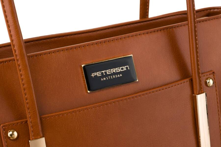 Leatherette bag PETERSON PTN 072-03