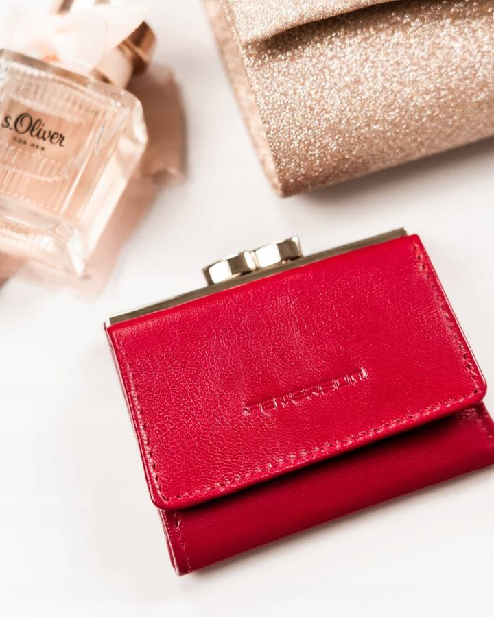 Leather wallet RFID PETERSON PTN RD-25-GCL 