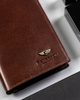 Leather wallet RFID PETERSON PTN 22308-VT