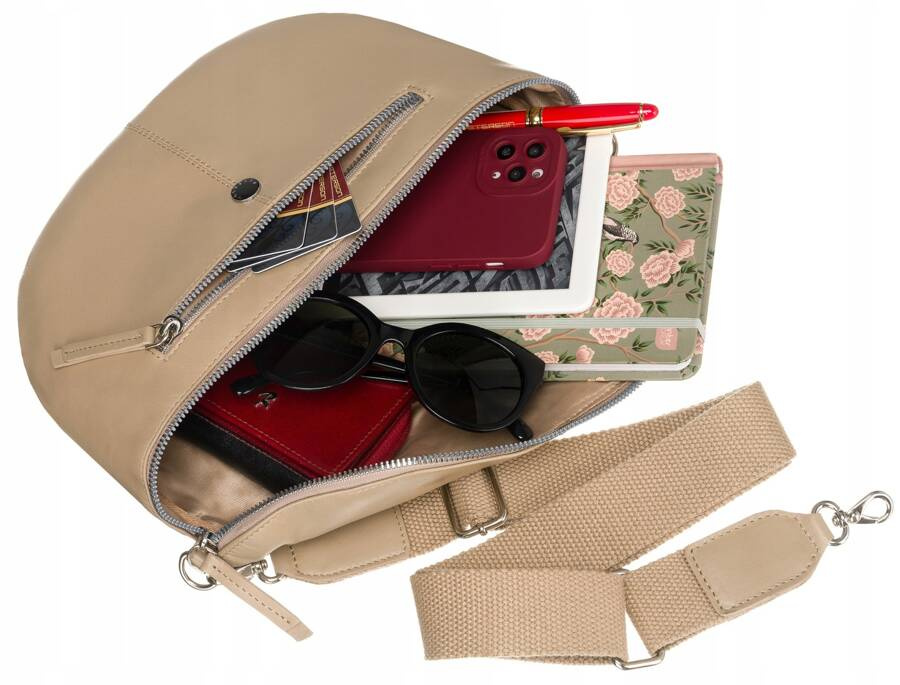 Leather bumbag PETERSON PTN NER-374-SNC