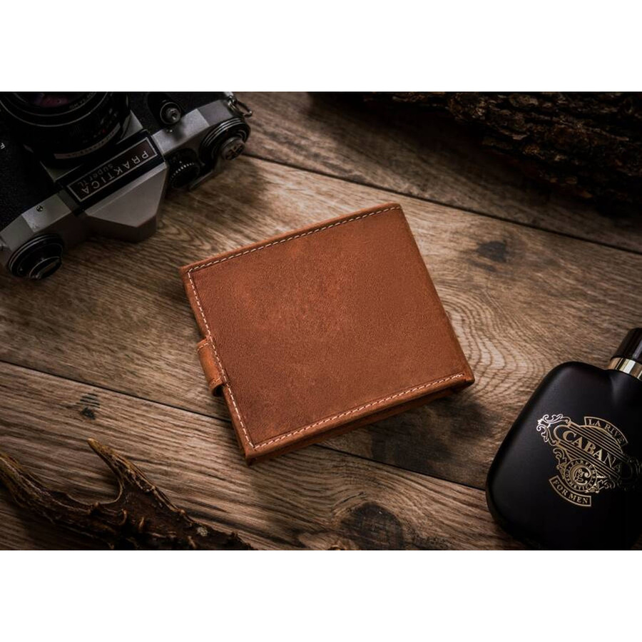 Leather wallet RFID N992L-CHM-DOG-1-BL