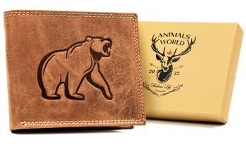 Leather wallet RFID ALWAYS WILD N992-CHM