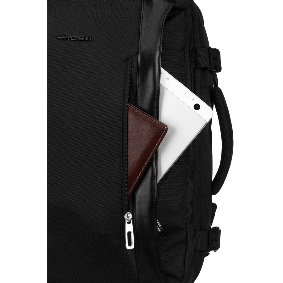 Nylon laptop bagpack PETERSON PTN 24403