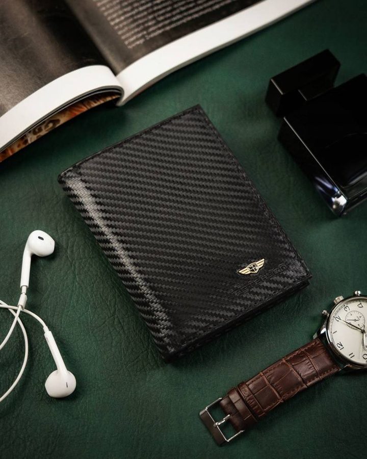 Leather's wallet RFID PETERSON PTN 333-CA