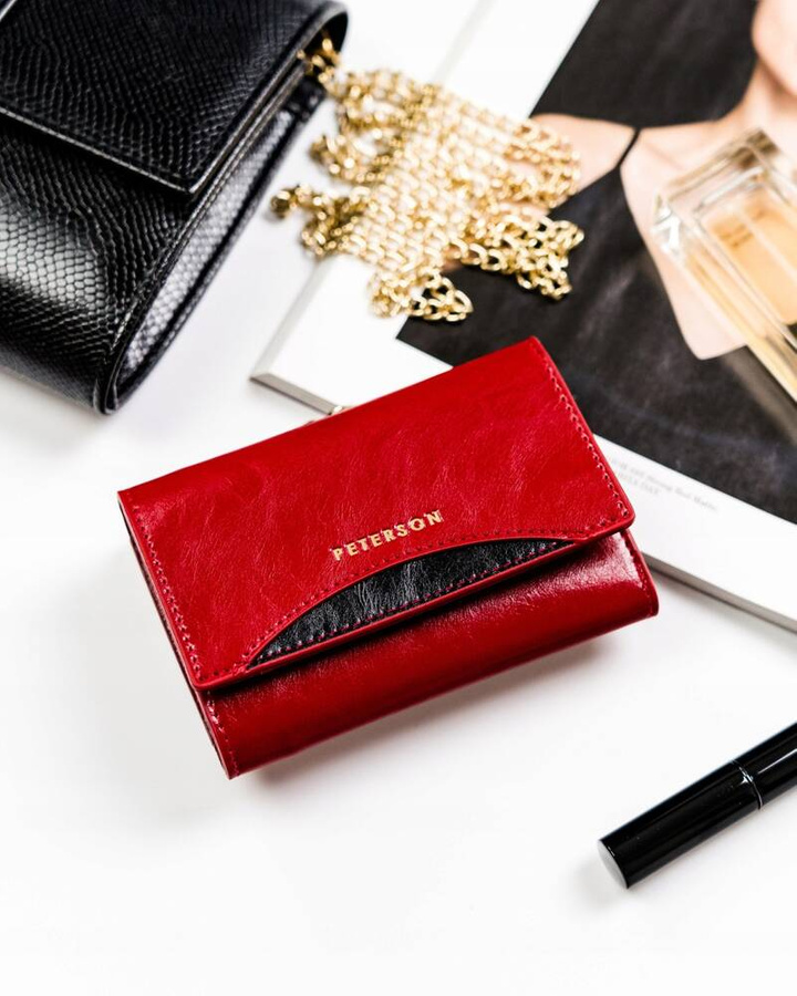 Leather women wallet PETERSON PTN PL-412