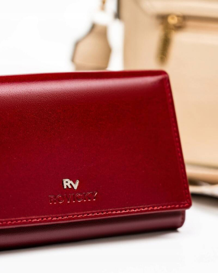 Leather wallet RFID ROVICKY RV-27079-BCA