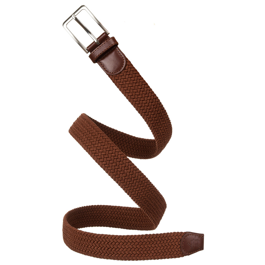 Uniseksowy pasek parciany w szarym kolorze z tradycyjną klamrą - Rovicky