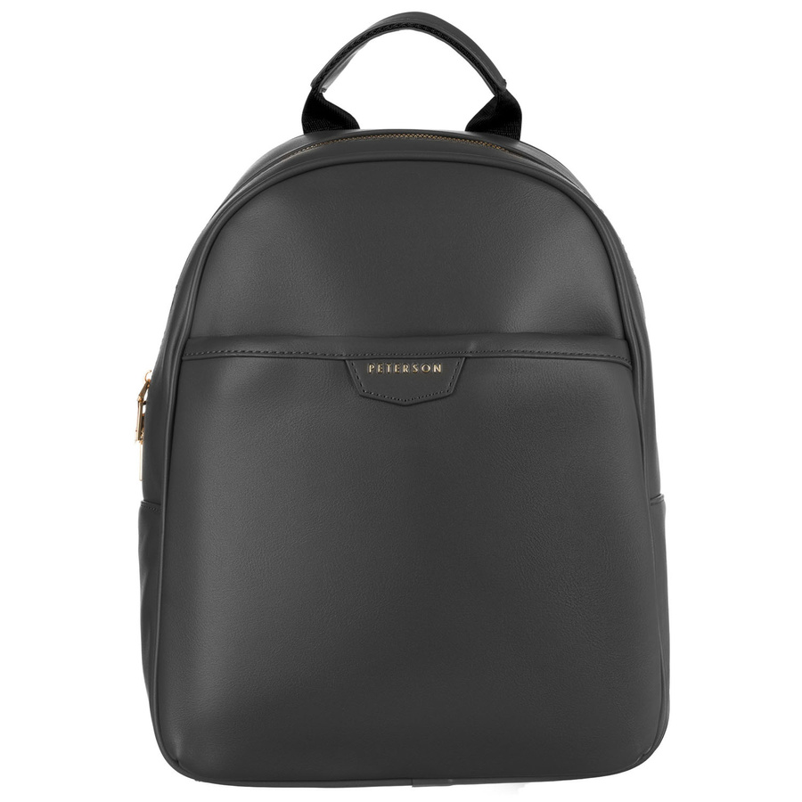 Pojemny plecak damski ze skóry ekologicznej - Peterson