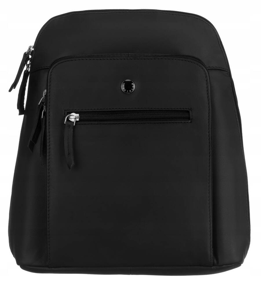 Leather bagpack PETERSON PTN PLE-343A-SNC