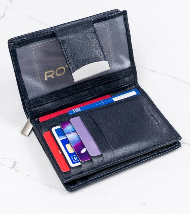 Leather wallet RFID 4U CAVALDI RD-04-GCL