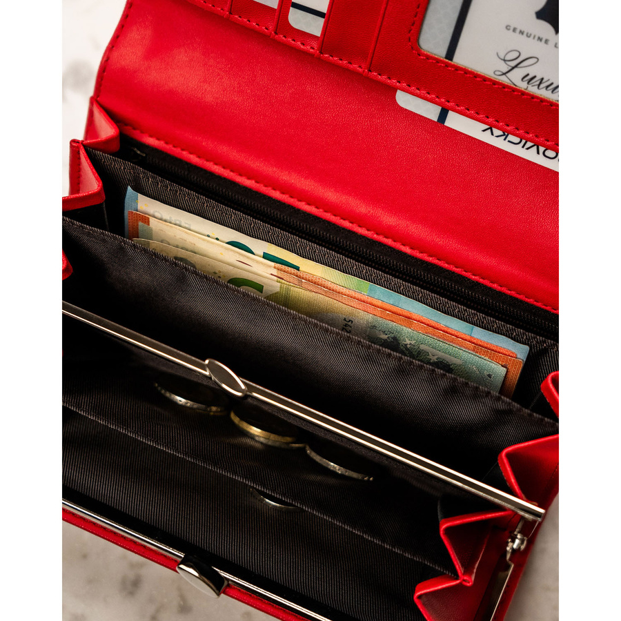 Leatherette wallet RFID 4U CAVALDI GD24-SFK
