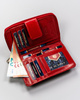 Leather wallet RFID PETERSON PTN RD-48-GCL