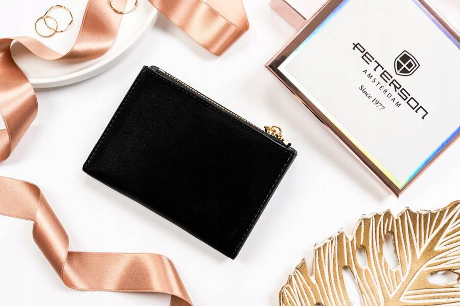 Leatherette wallet RFID PETERSON PTN 003-WEI