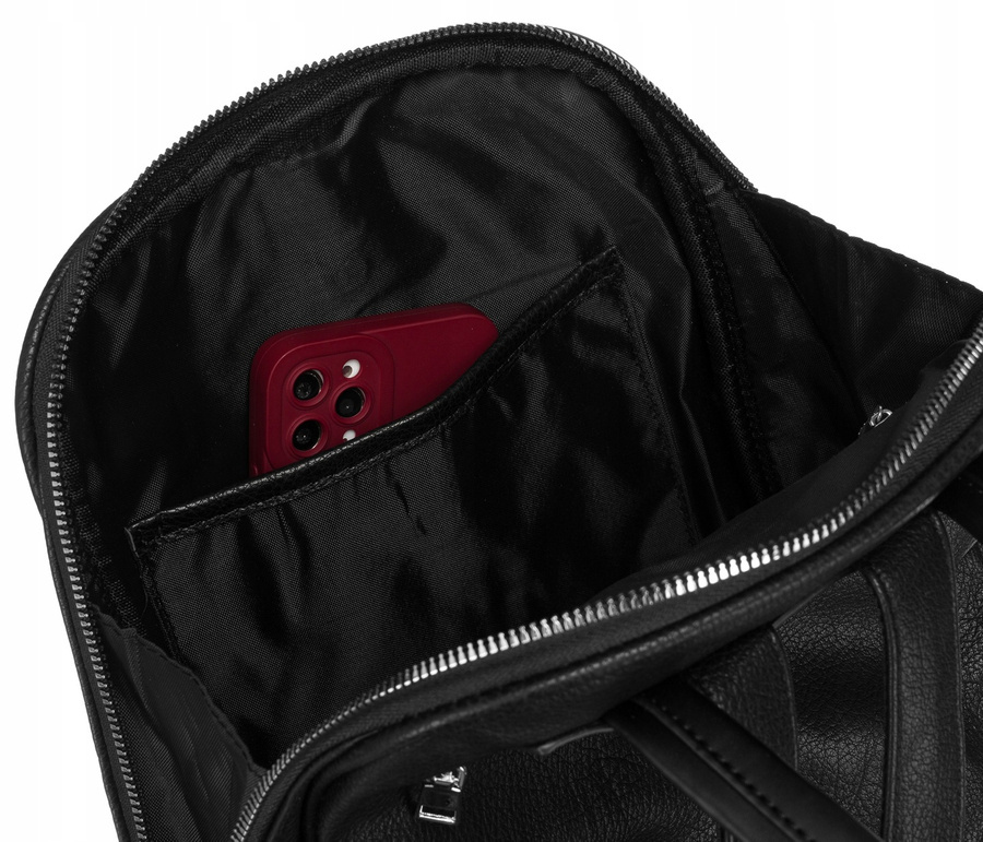 Leatherette bagpack PETERSON PTN PL