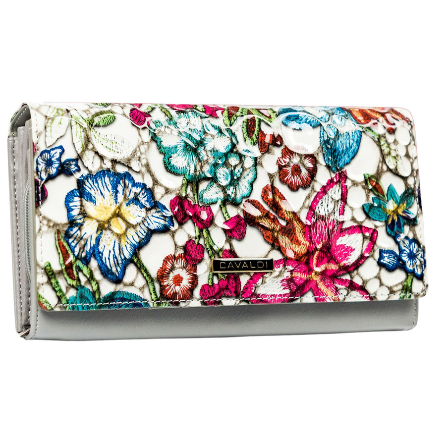 Leather wallet 4U CAVALDI PN20-FL-BL-MULTI