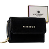 Leatherette wallet RFID PETERSON PTN 011-WEI