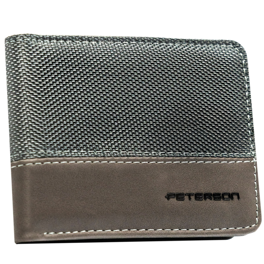 Leatherette wallet RFID PETERSON PTN EH-02Z