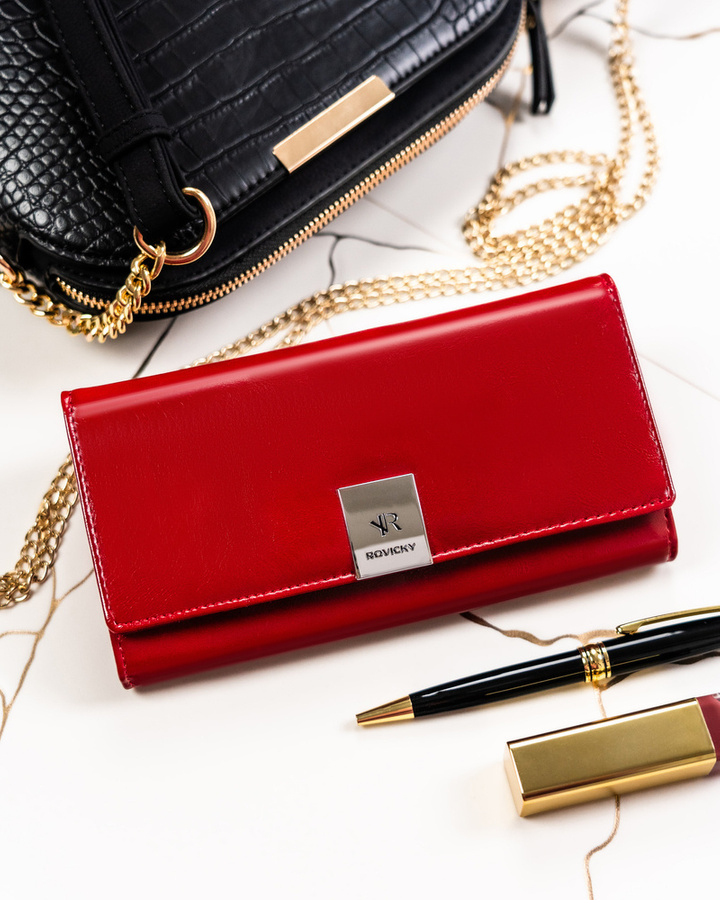 Leather & leatherette wallet ROVICKY RPX-24A-4