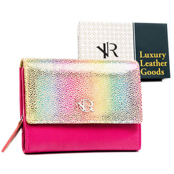 Leather wallet RFID ROVICKY RV-3412-SLA