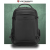 Duży plecak podróżny w czarnym kolorze z miejscem na laptopa, zamykany suwakiem - Peterson