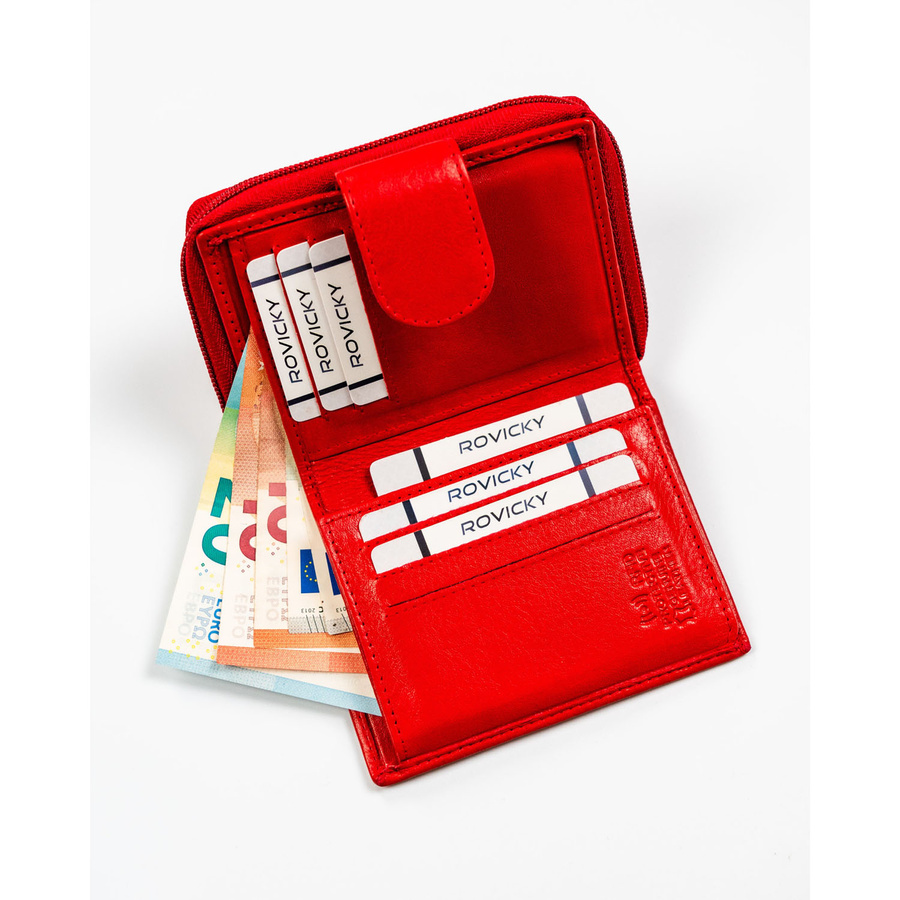 Leather wallet RFID ROVICKY R-DLL2-NCD-BL