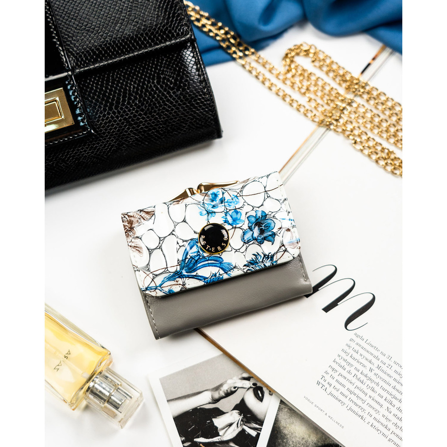 Leather wallet RFID PETERSON PTN PH32-LFL-7285 GR
