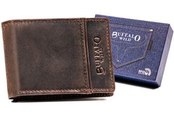 Leather wallet RFID BUFFALO WILD N1240-HP