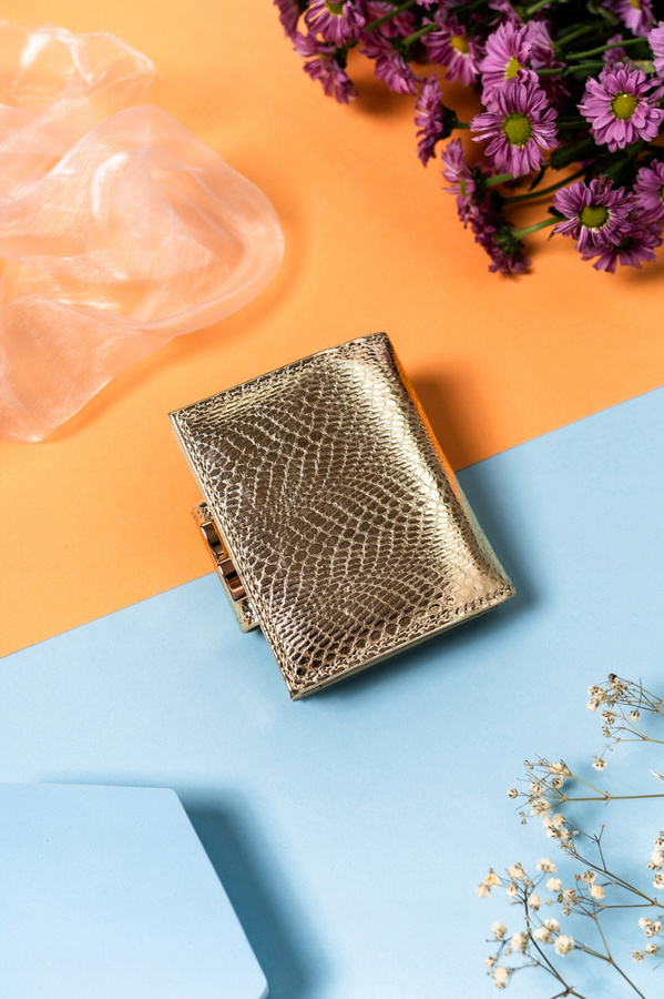 Leather wallet RFID LORENTI 42329-NB