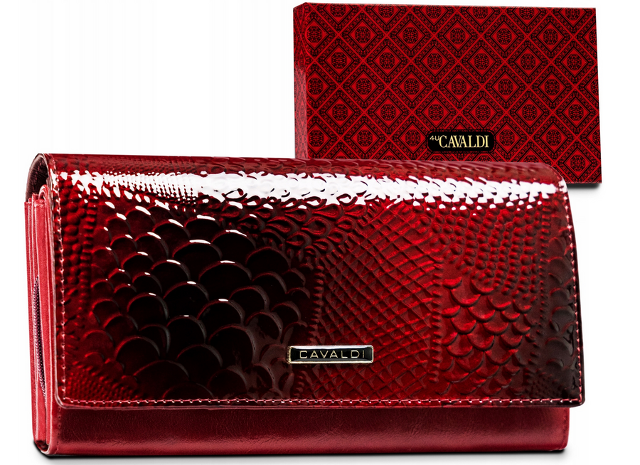 Leather & leatherette wallet 4U CAVALDI PN28-RSP