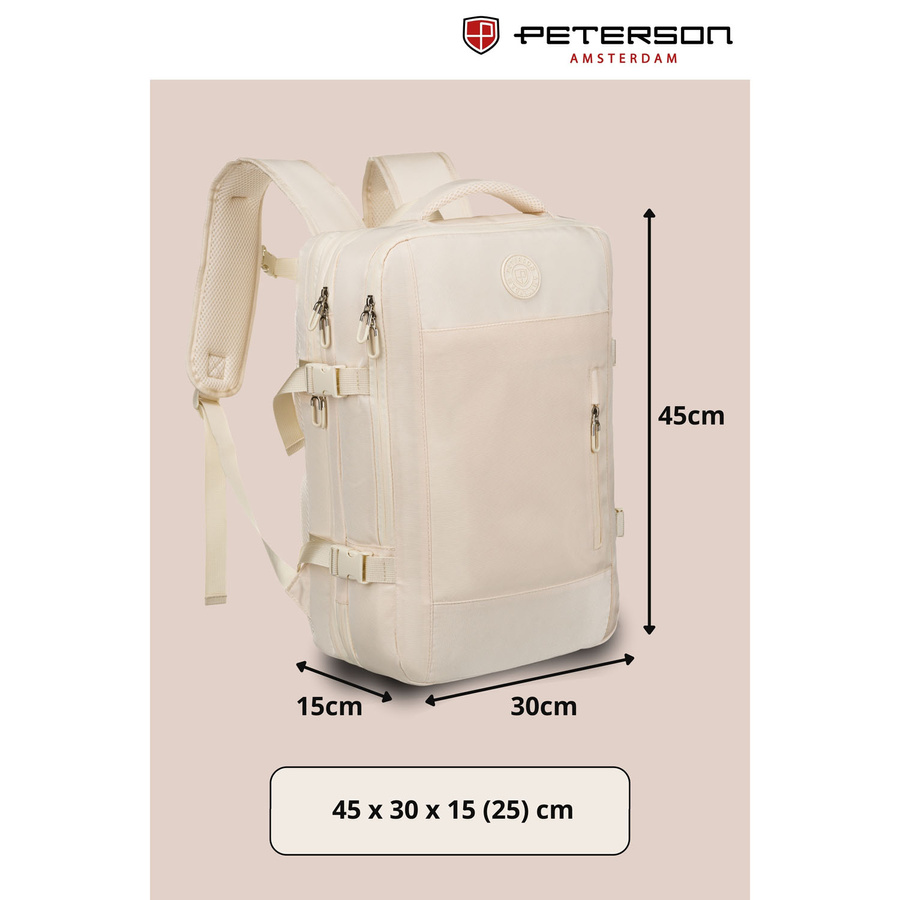 Polyester bagpack PETERSON PTN 24421