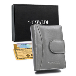 Leather wallet RFID 4U CAVALDI RD-09-GCL