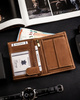 Leather wallet RFID ALWAYS WILD N4-CHM-SKULL