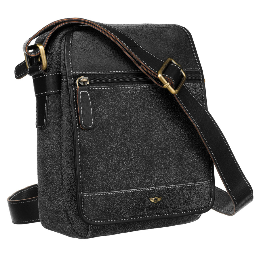 Leather bag PETERSON PTN 663-SCC
