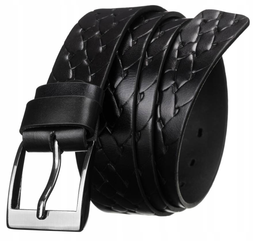 Leather belt PETERSON PTN PRS-04-G