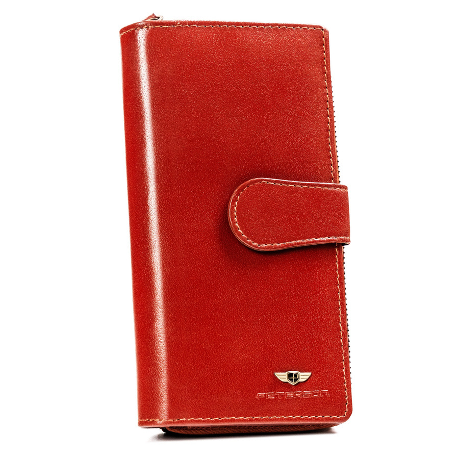 Leather's wallet RFID PETERSON PTN 2519-BO