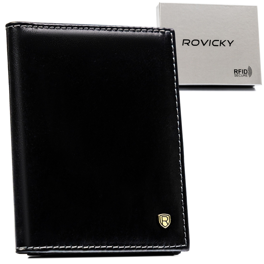 Leather wallet RFID ROVICKY N02-RVT