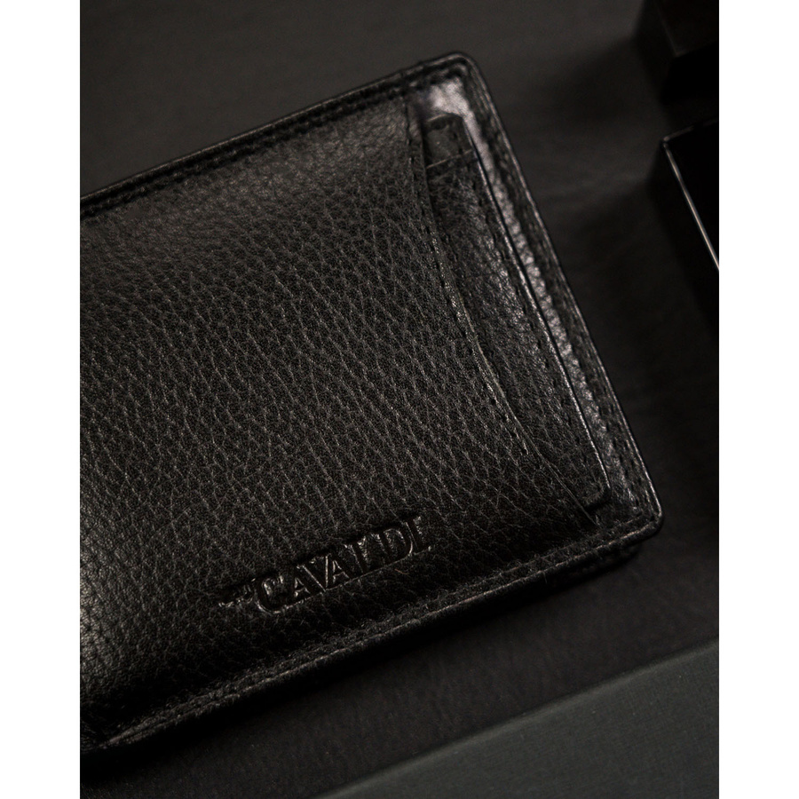 Leather card case 4U CAVALDI CW1012-NDM